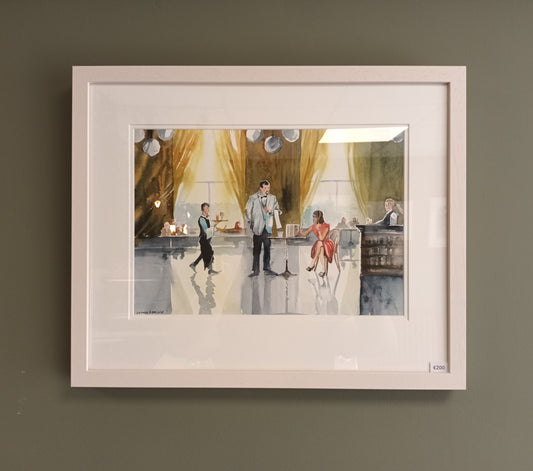 Hotel Scene (Displayed in Lucan Gallery)