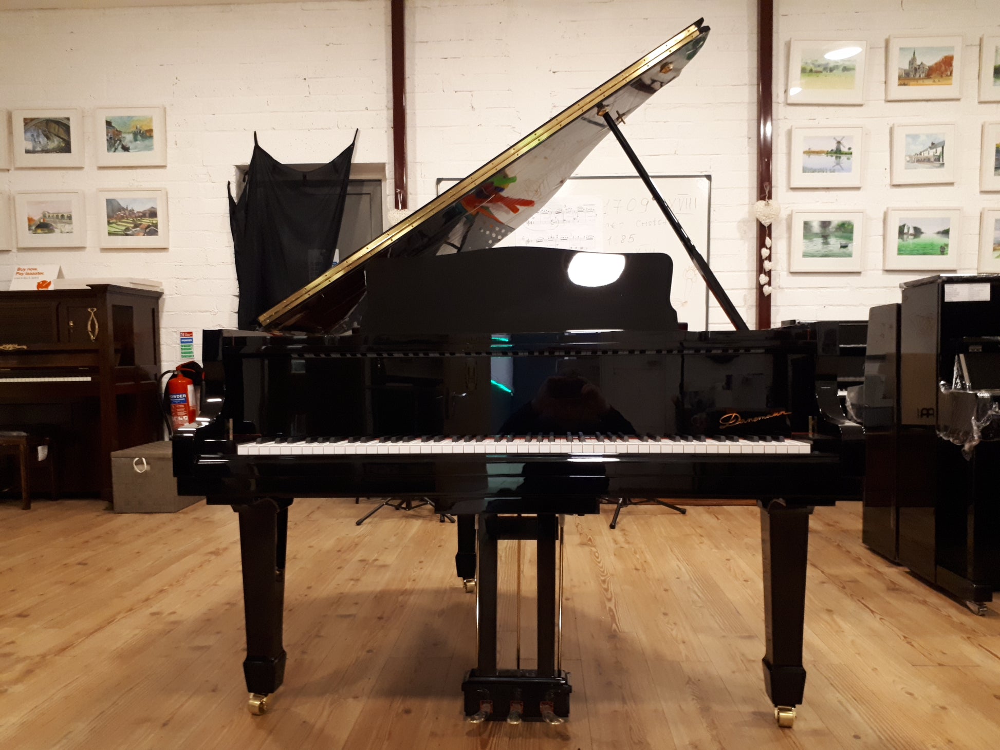 Danemann DG152 Ebony baby grand for sale dublin, ireland