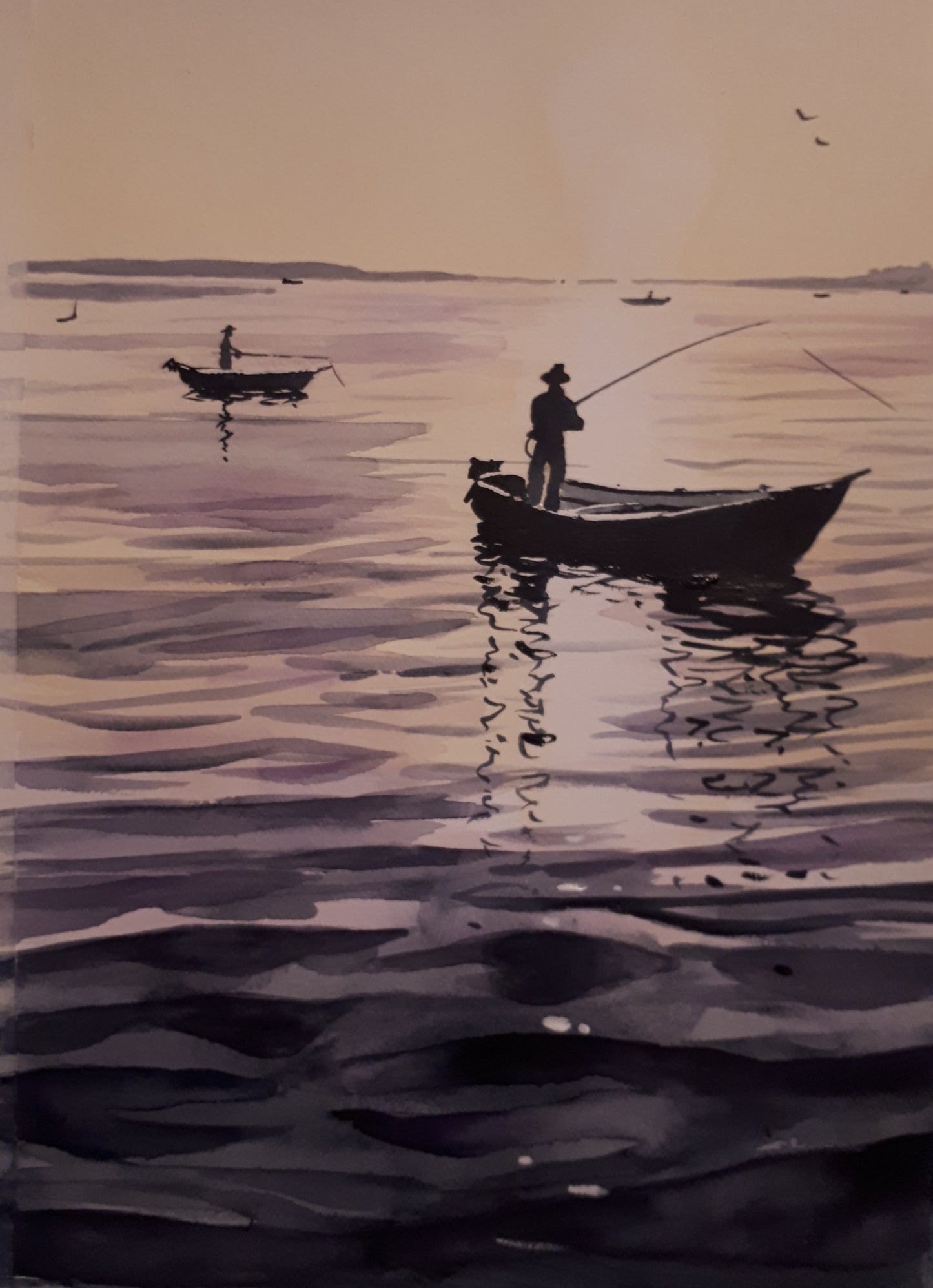 Fisherman Scene (SOLD)