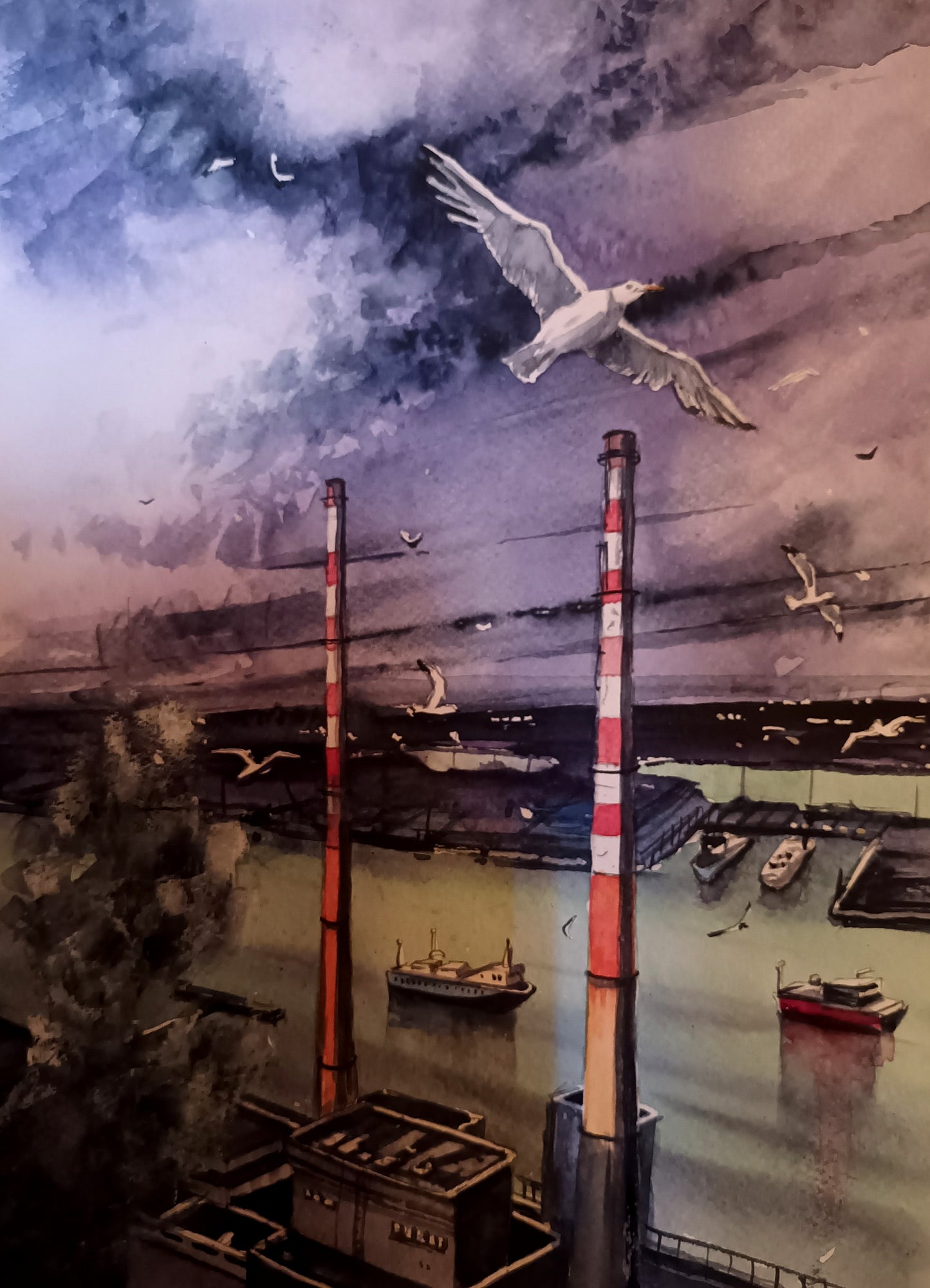 Poolbeg Stacks (SOLD)