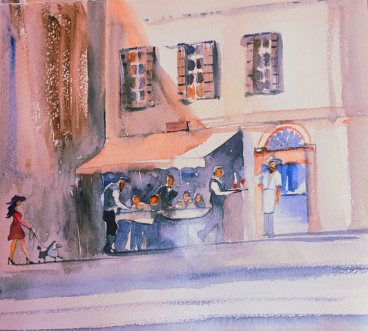 Original Watercolour painting of Venice, Italy, by Cathal O'Briain.