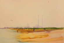 Load image into Gallery viewer, Dollymount Strand, Poolbeg Chimneys (Kaldi&#39;s Café)