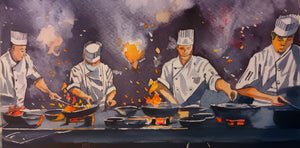 Chefs at Work (SOLD)