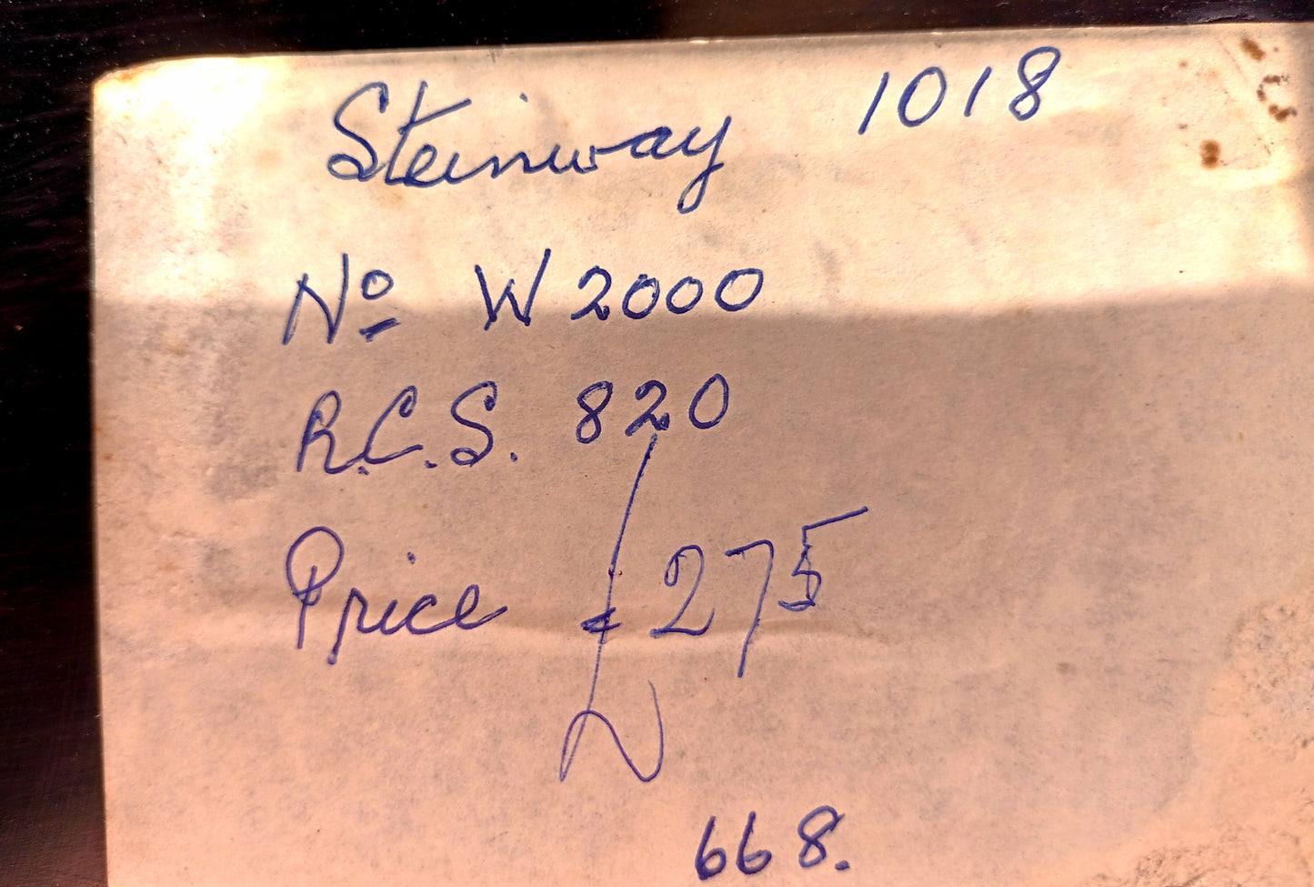 Steinway & Sons (Mint Original)