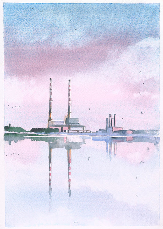 Poolbeg Stacks (Fine Art Print) Unframed