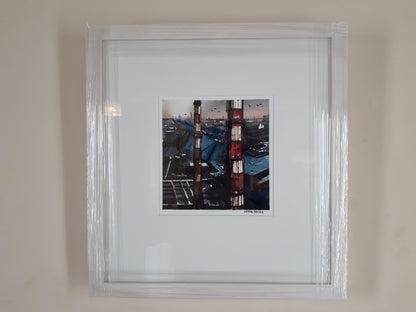 Poolbeg Stacks, Dublin (Fine Art Print) Framed