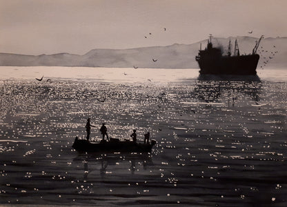 Fishermen Scene | Free IRL & UK Delivery