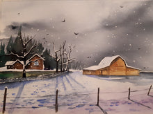 Load image into Gallery viewer, Winter Scene (SOLD)